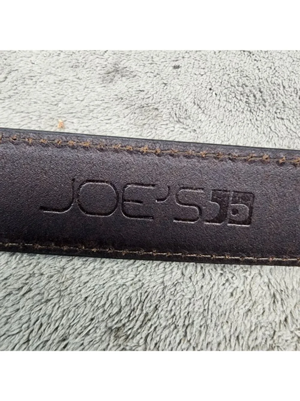 Joes Jeans Belt Mens 40 Brown Full Grain Leather Hand Made *NWT*